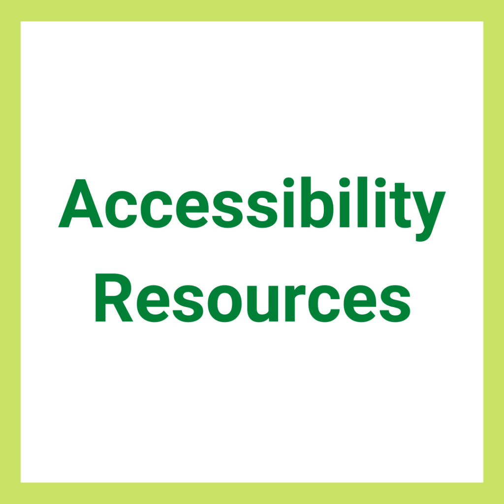 Accessibility Resources